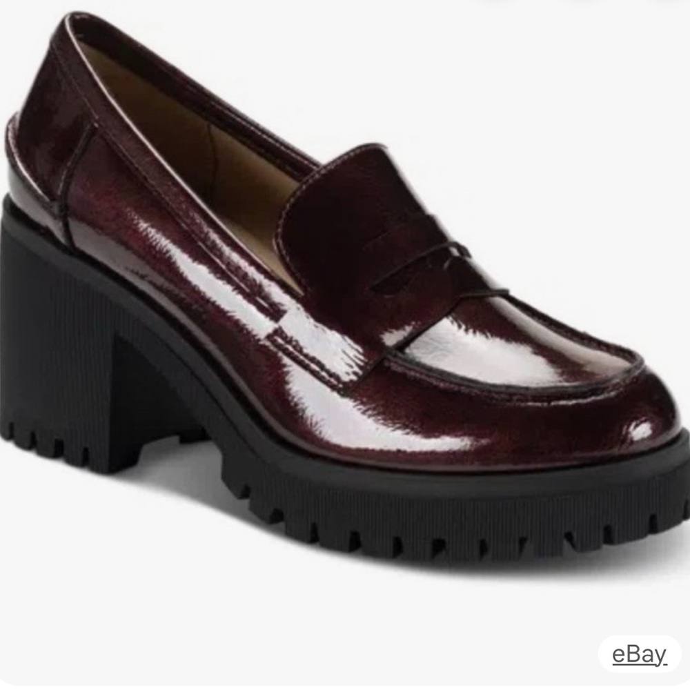 NWOB SUN + STONE PLATFORM LOAFERS. 6.5 - Picture 3 of 9
